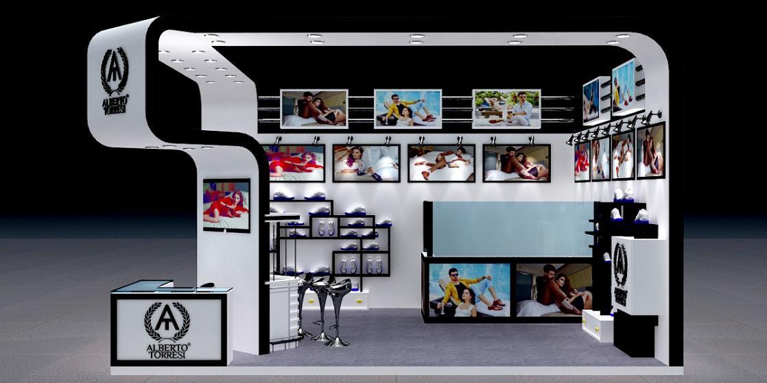 Alberto Torrest exhibition product display