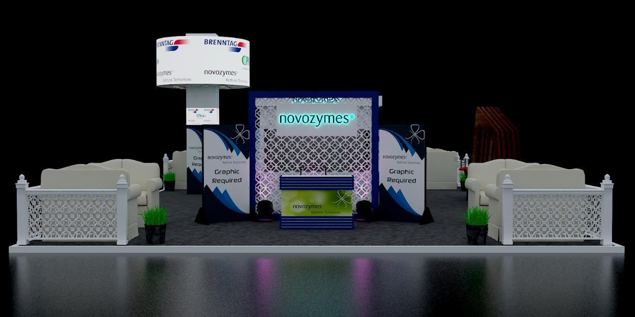 Brenntag exhibition meeting and product zone