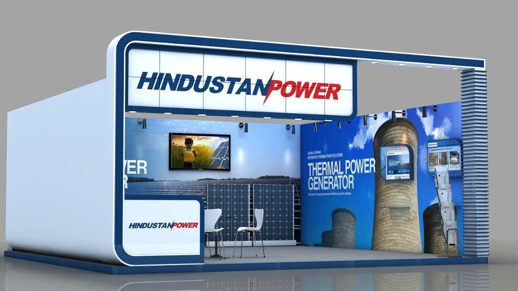 Hindustan Power exhibition setup