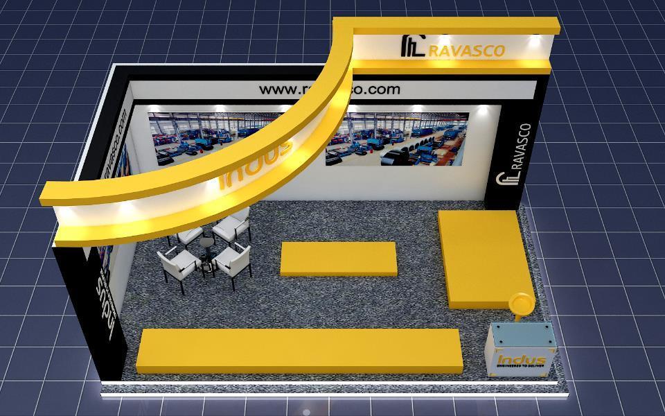 Indus and Ravasco exhibition display