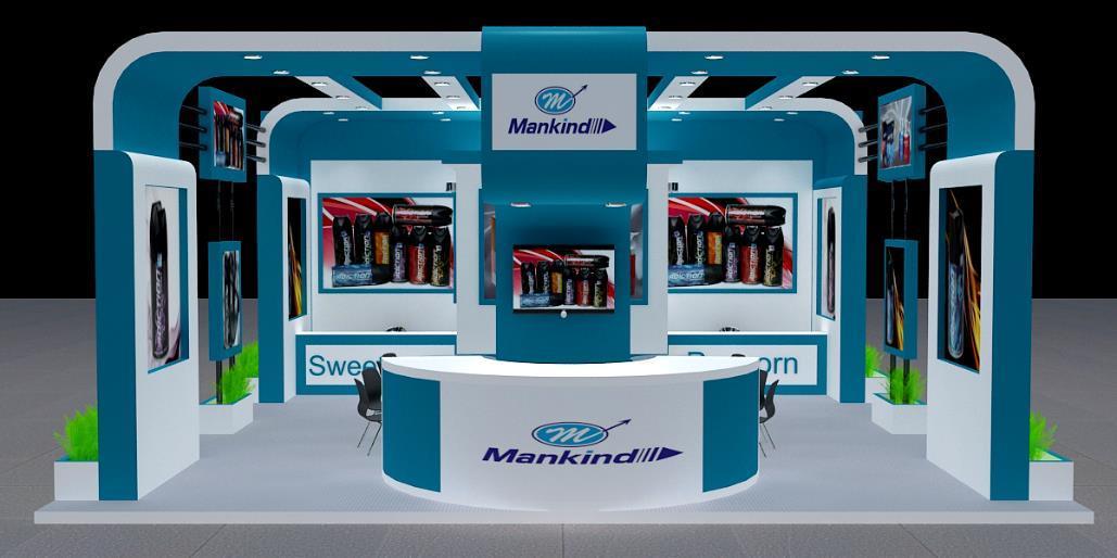Mankind Pharma exhibition stall