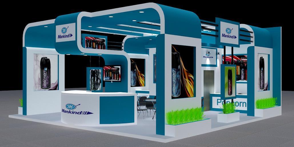 Mankind Pharma exhibition branding